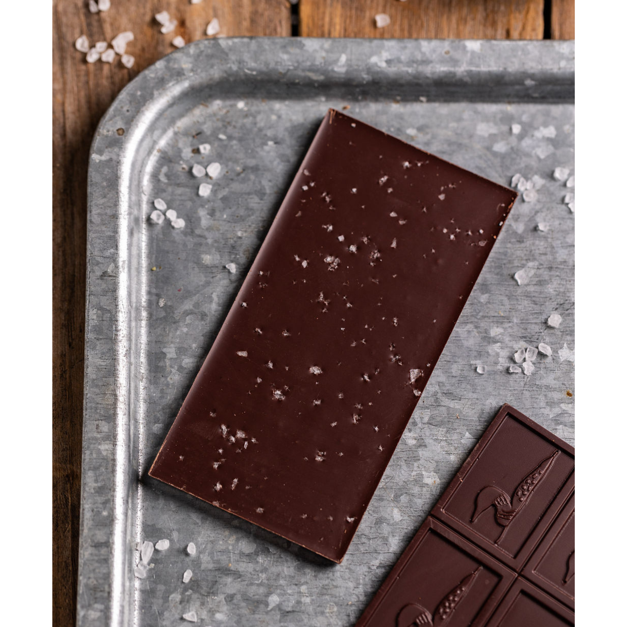 Maine Sea Salt – Dark Chocolate Bar