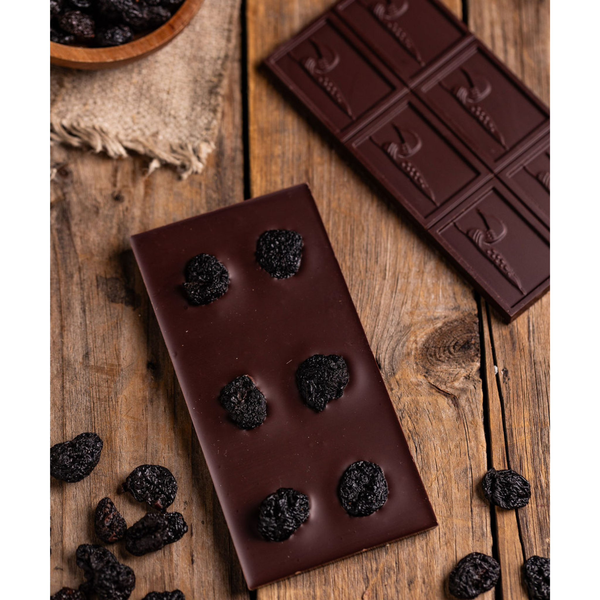 Dried Cherry – Dark Chocolate Bar