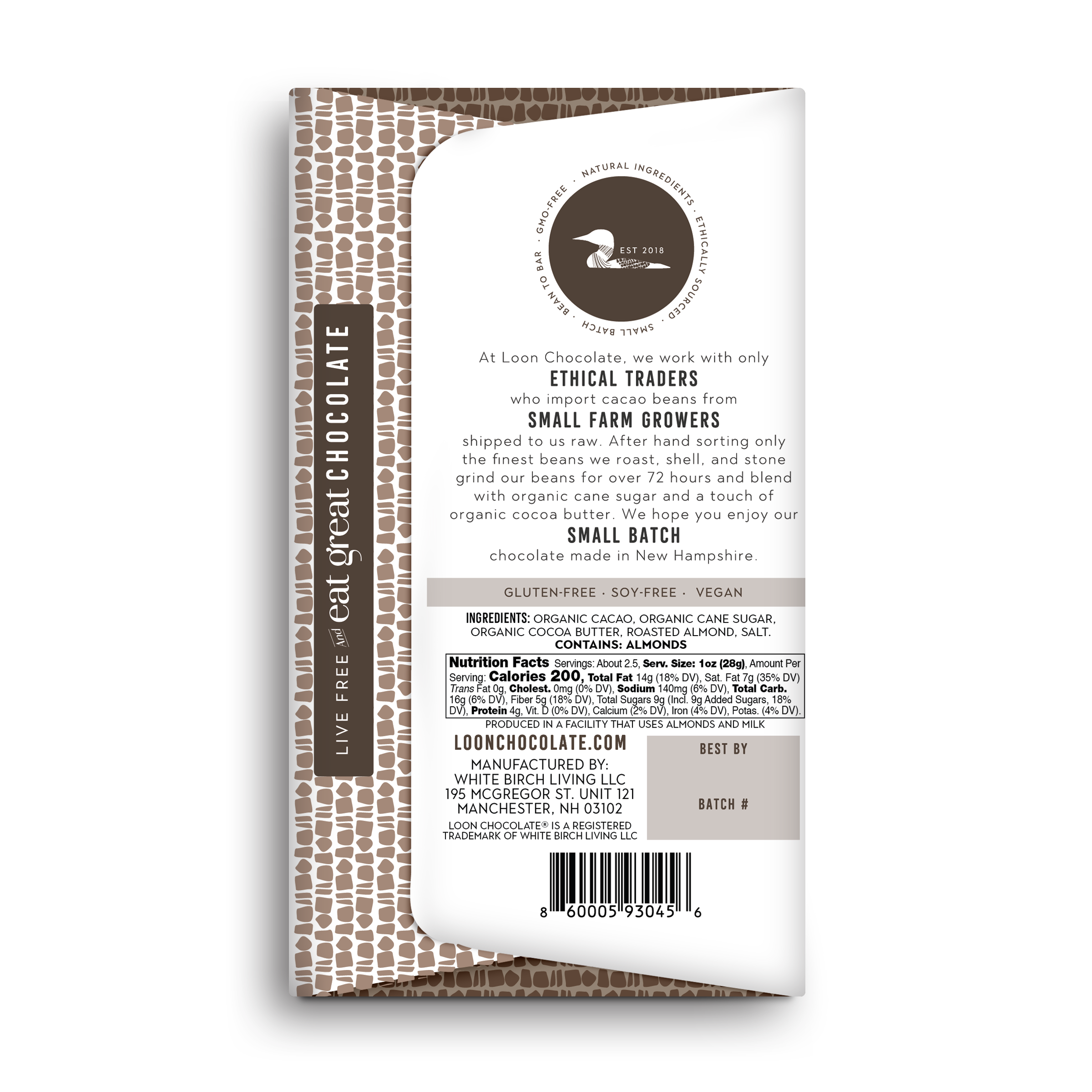 Almond – 70% Dark Chocolate with Roasted Almonds