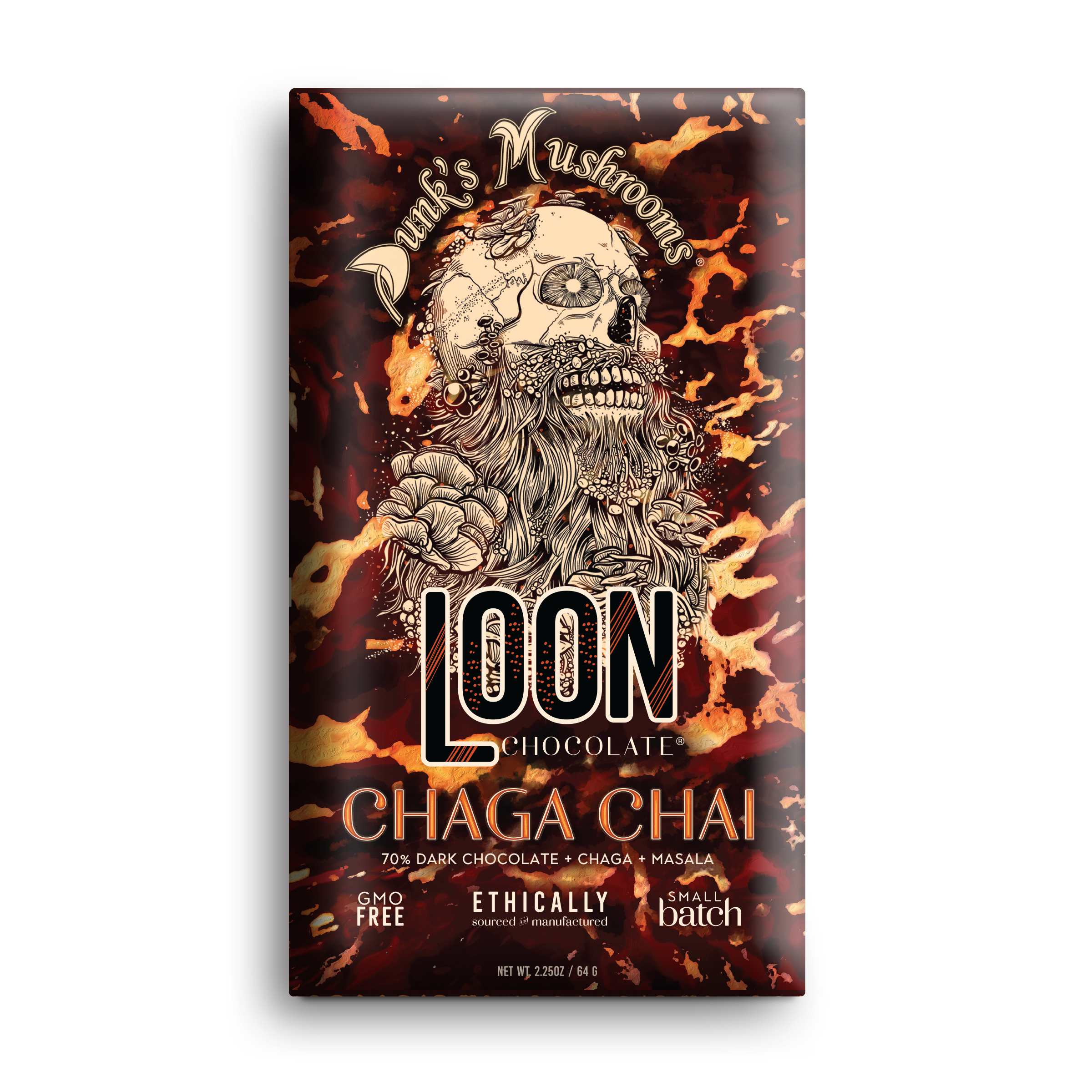 Chaga Chai - 70% Dark Chocolate with Chaga + Spices