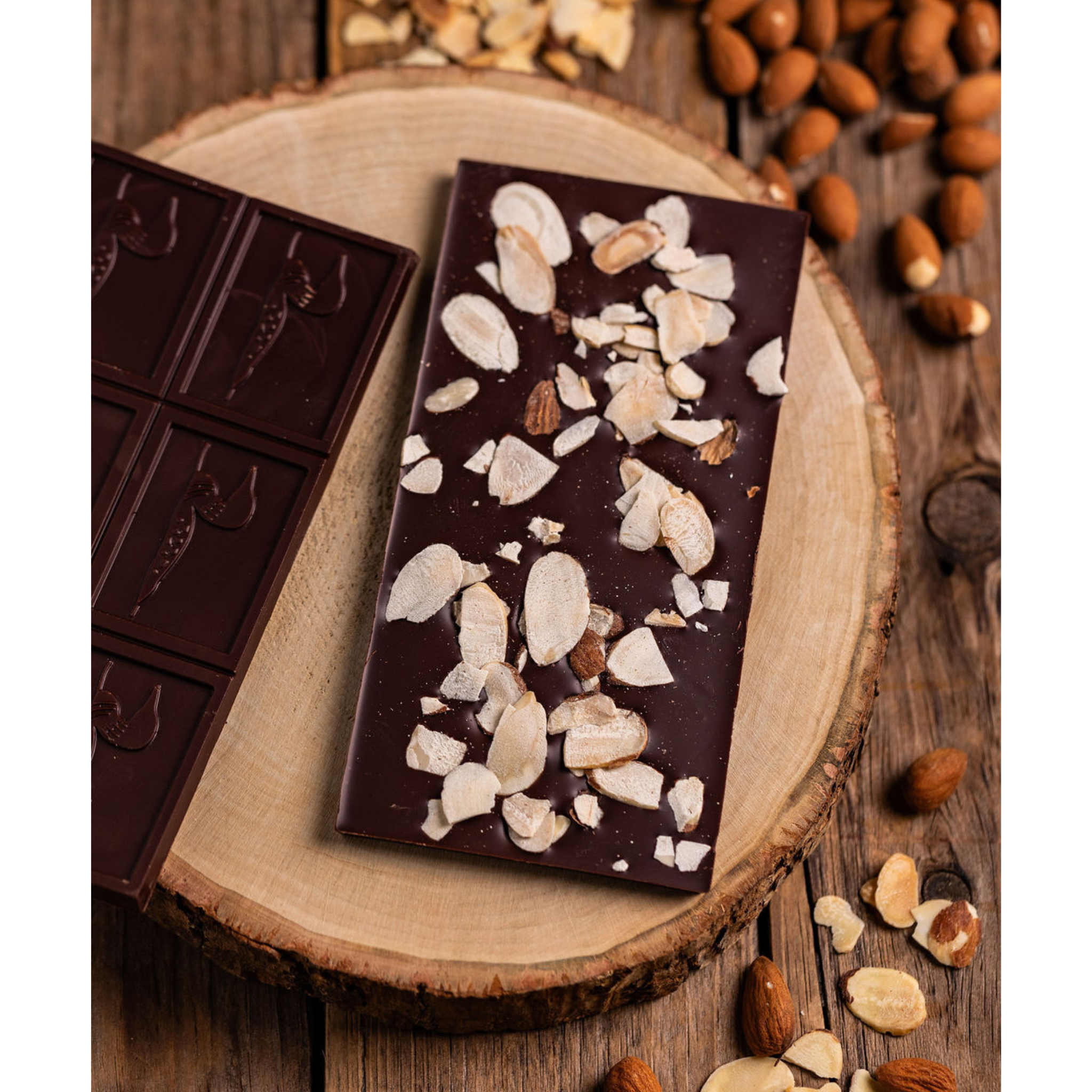 Almond – 70% Dark Chocolate with Roasted Almonds